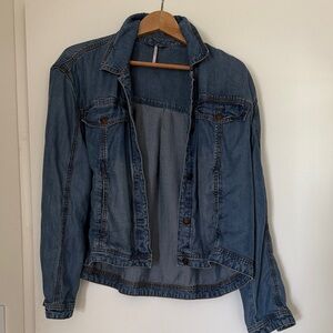 Free People Tencel Swing Jacket Small